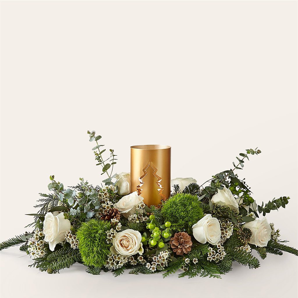 Chestnuts Roasting Centerpiece – Jy Floristeria, Trenton NJ