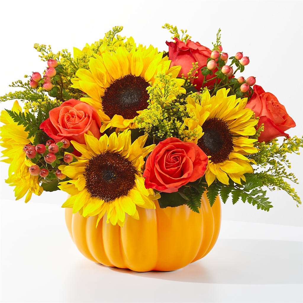 Pick of the Patch Pumpkin Bouquet – Jy Floristeria, Trenton NJ