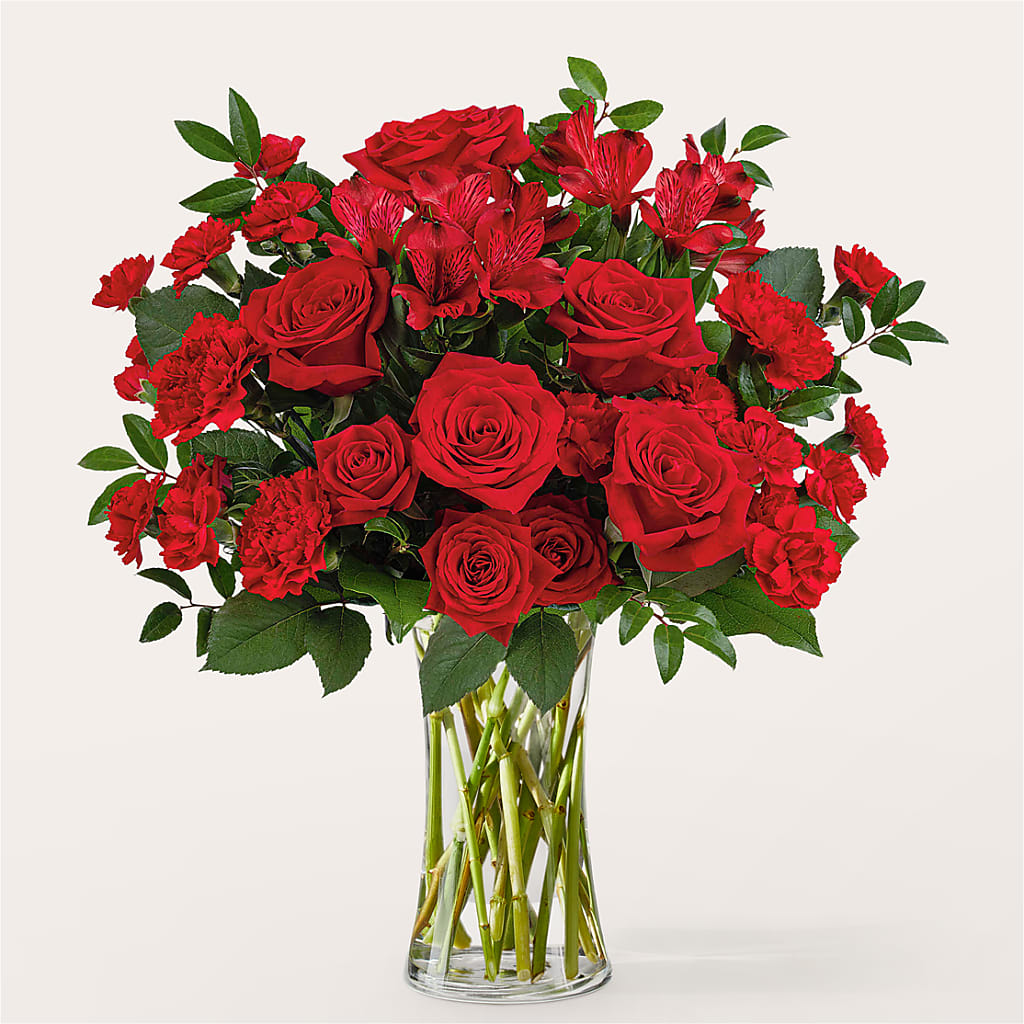 Brilliant Ruby Bouquet – Jy Floristeria, Trenton NJ