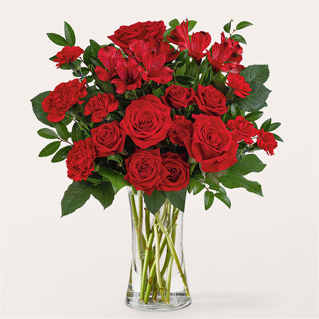 Brilliant Ruby Bouquet – Jy Floristeria, Trenton NJ