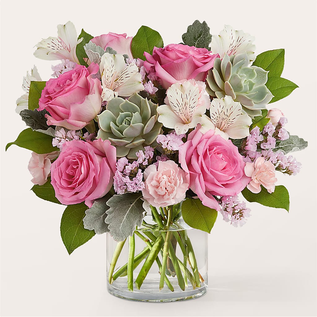 Dusty Rose Bouquet – Jy Floristeria, Trenton NJ