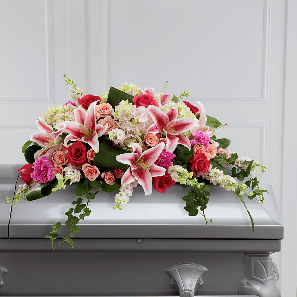 Splendid Grace Casket Spray – Jy Floristeria, Trenton NJ