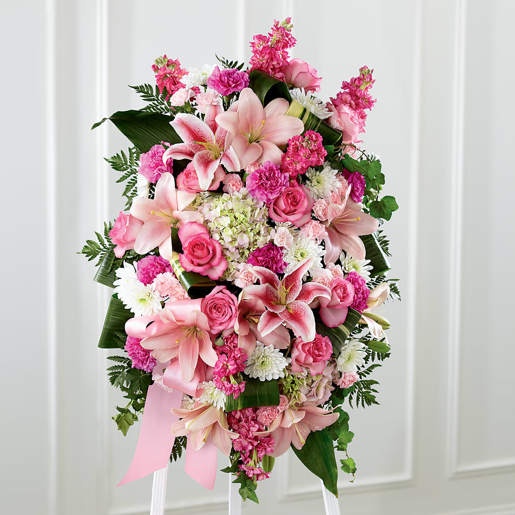 Comforting Standing Spray – Jy Floristeria, Trenton NJ