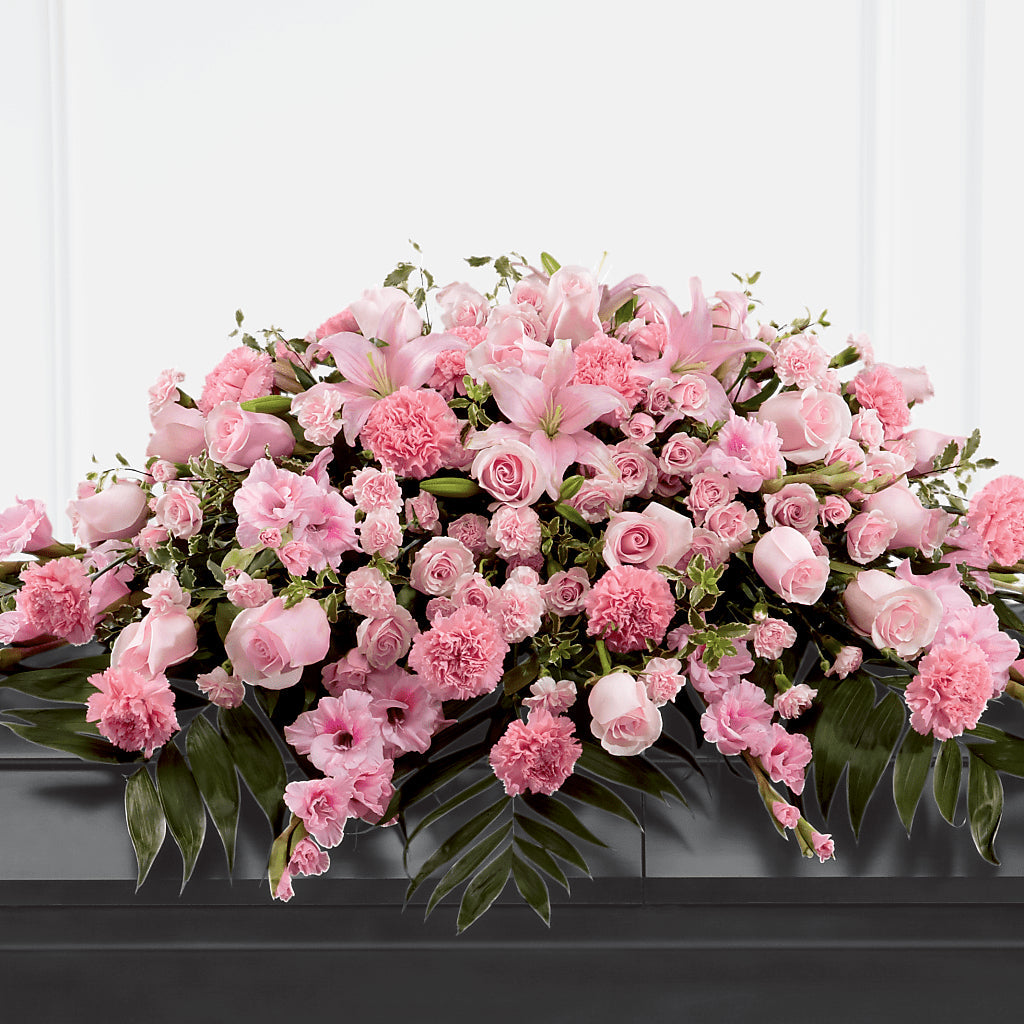 Garden of Comfort Casket Spray (Standard) – Jy Floristeria, Trenton NJ