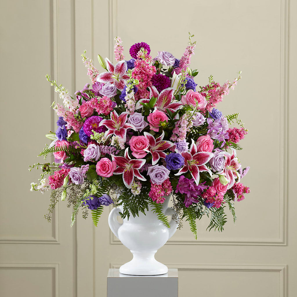Peaceful Tribute Arrangement – Jy Floristeria, Trenton NJ
