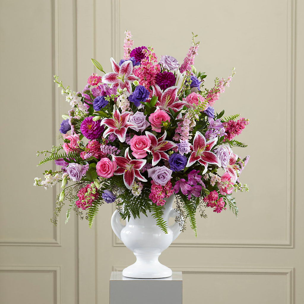 Peaceful Tribute Arrangement – Jy Floristeria, Trenton NJ