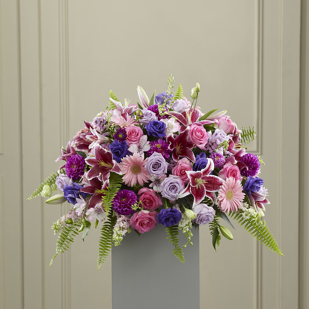 Fare Thee Well Pedestal – Jy Floristeria, Trenton NJ