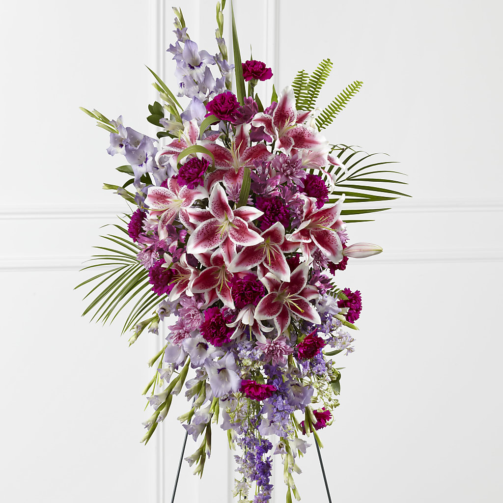 Tender Touch Standing Spray – Jy Floristeria, Trenton NJ
