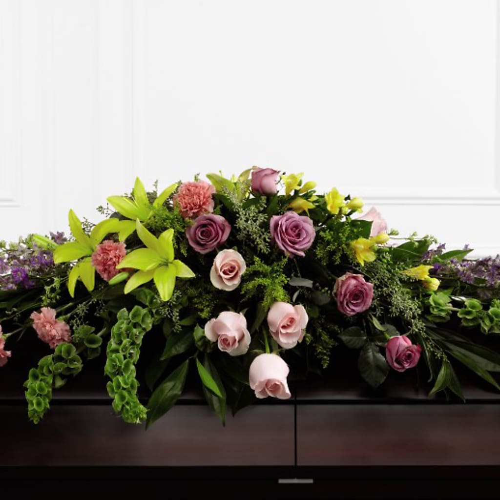 Forever Beloved Casket Spray – Jy Floristeria, Trenton NJ