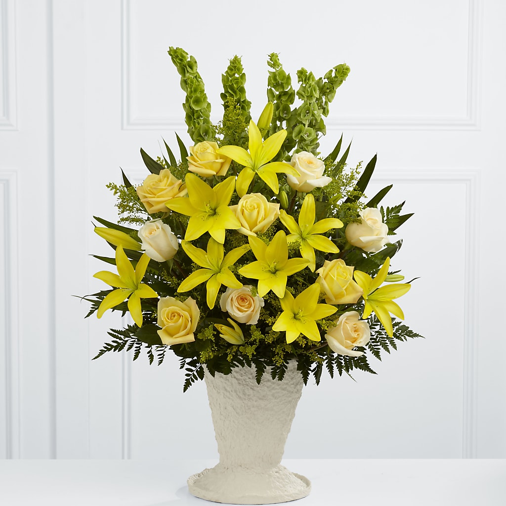 Golden Memories Arrangement – Jy Floristeria, Trenton NJ