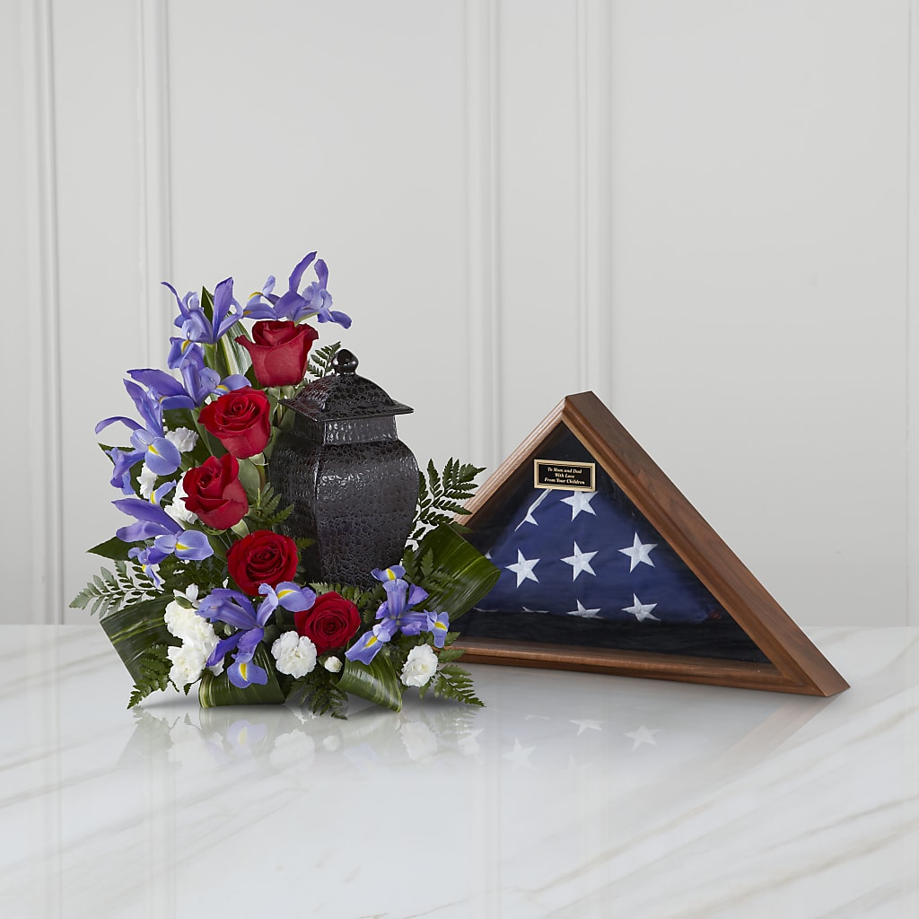Patriotic Tribute Arrangement – Jy Floristeria, Trenton NJ