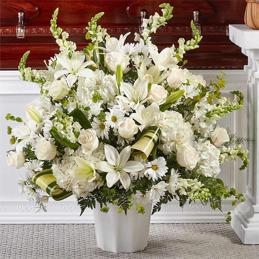 Thoughts of Tranquility Floor Basket – Jy Floristeria, Trenton NJ