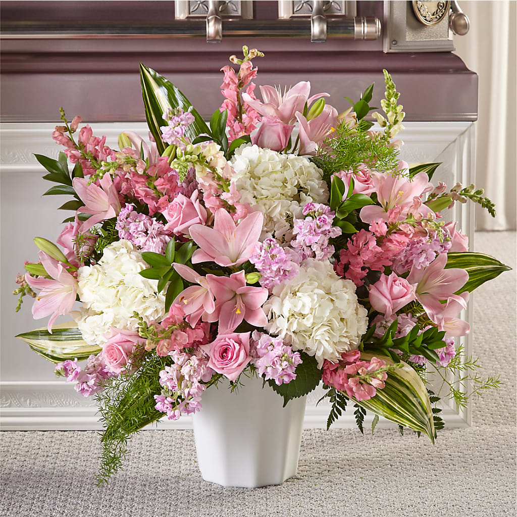 Simply Serene Floor Basket – Jy Floristeria, Trenton NJ