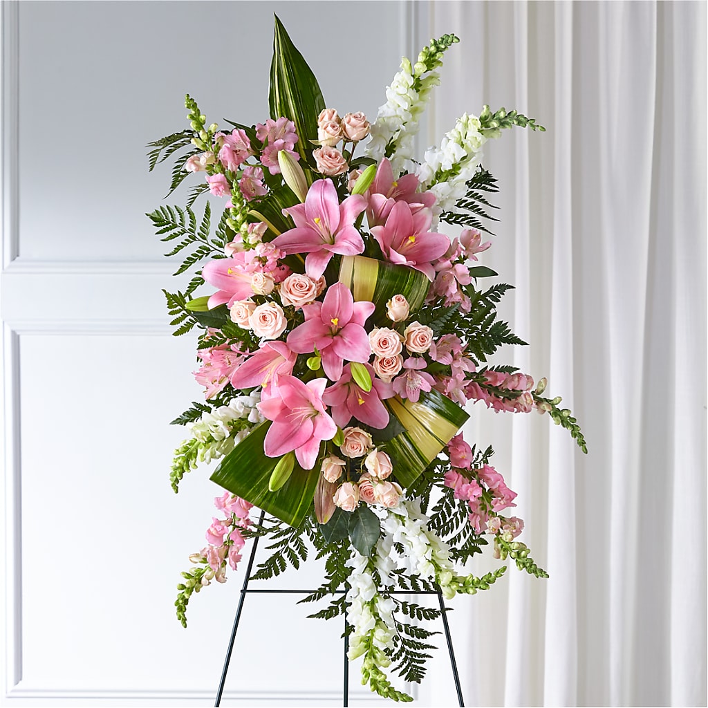 Elegant Embrace Standing Spray – Jy Floristeria, Trenton NJ