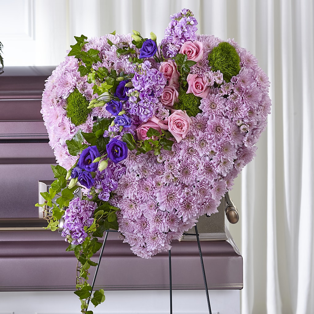 Treasured Love Standing Heart – Jy Floristeria, Trenton NJ