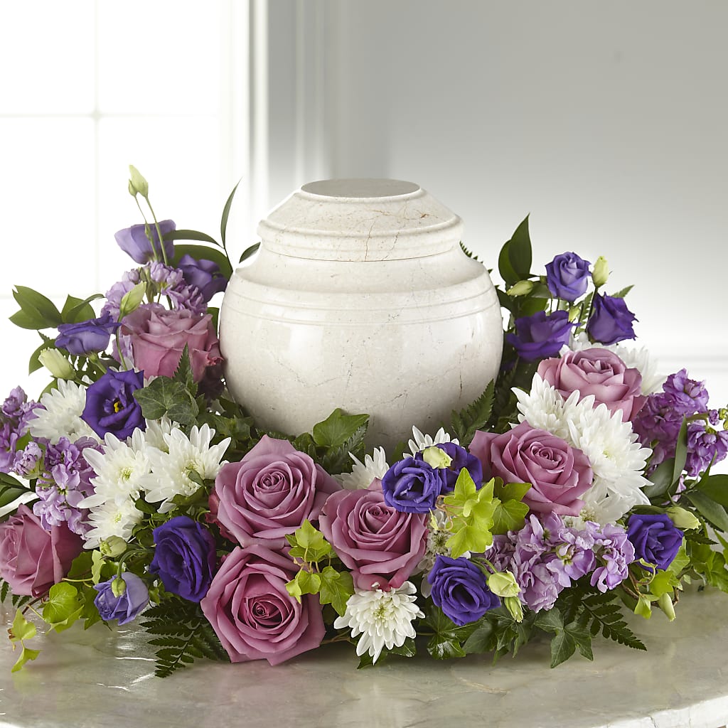 Blooming Sympathy Cremation Adornment – Jy Floristeria, Trenton NJ