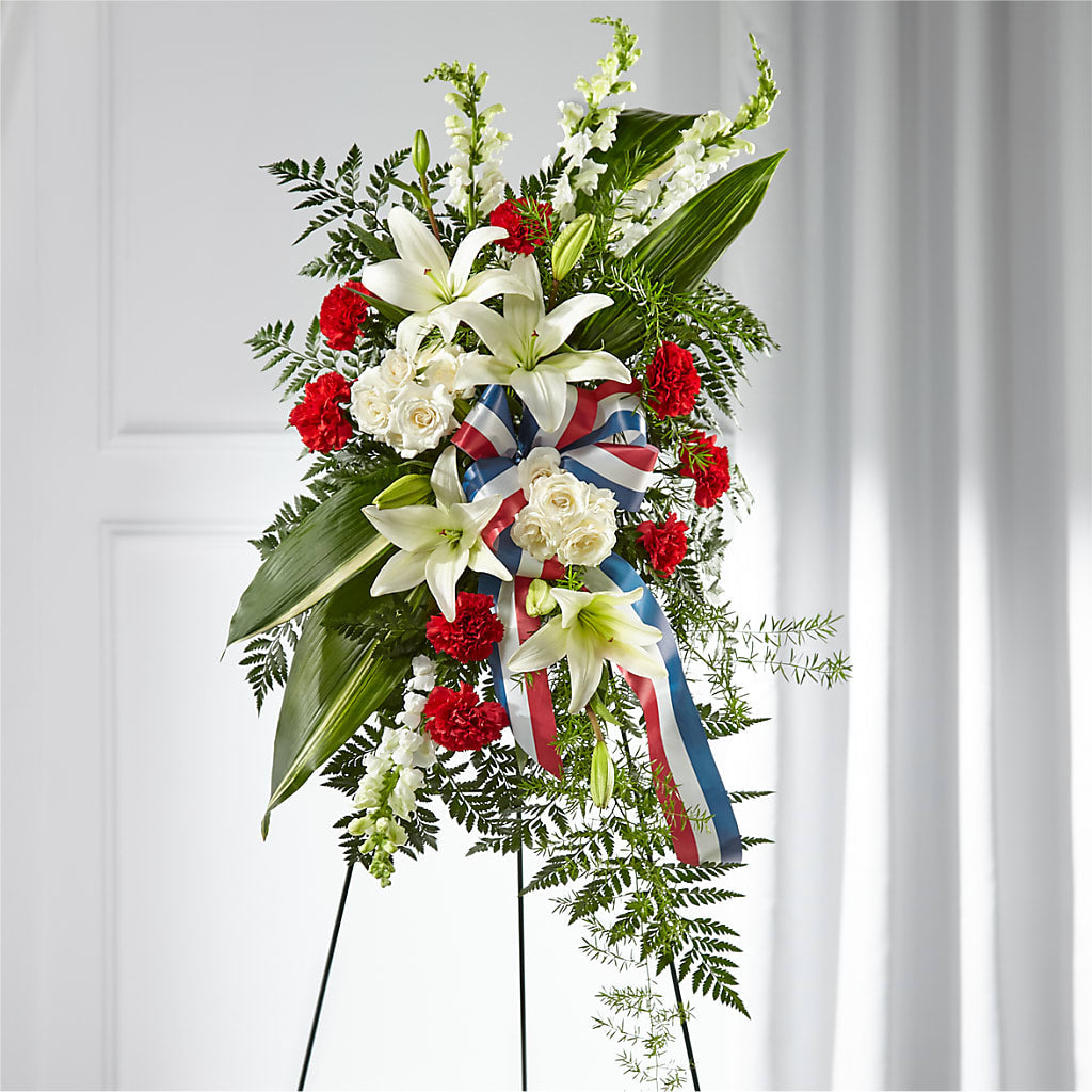 Stars of Life Standing Spray – Jy Floristeria, Trenton NJ
