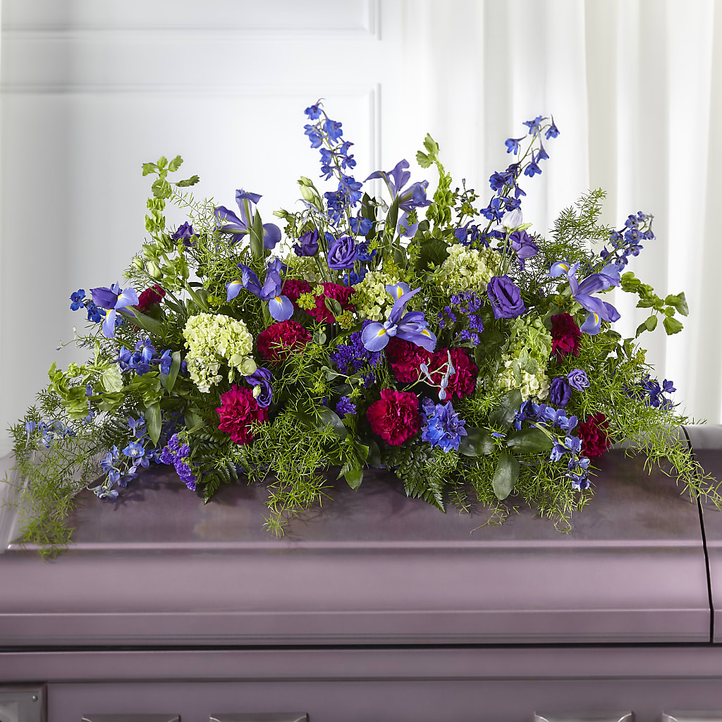 Always Treasured Casket Spray – Jy Floristeria, Trenton NJ