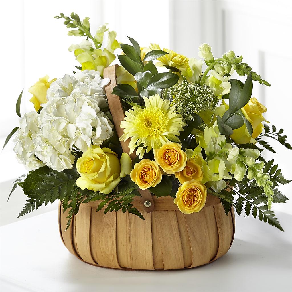 Rustic Remembrance Basket – Jy Floristeria, Trenton NJ