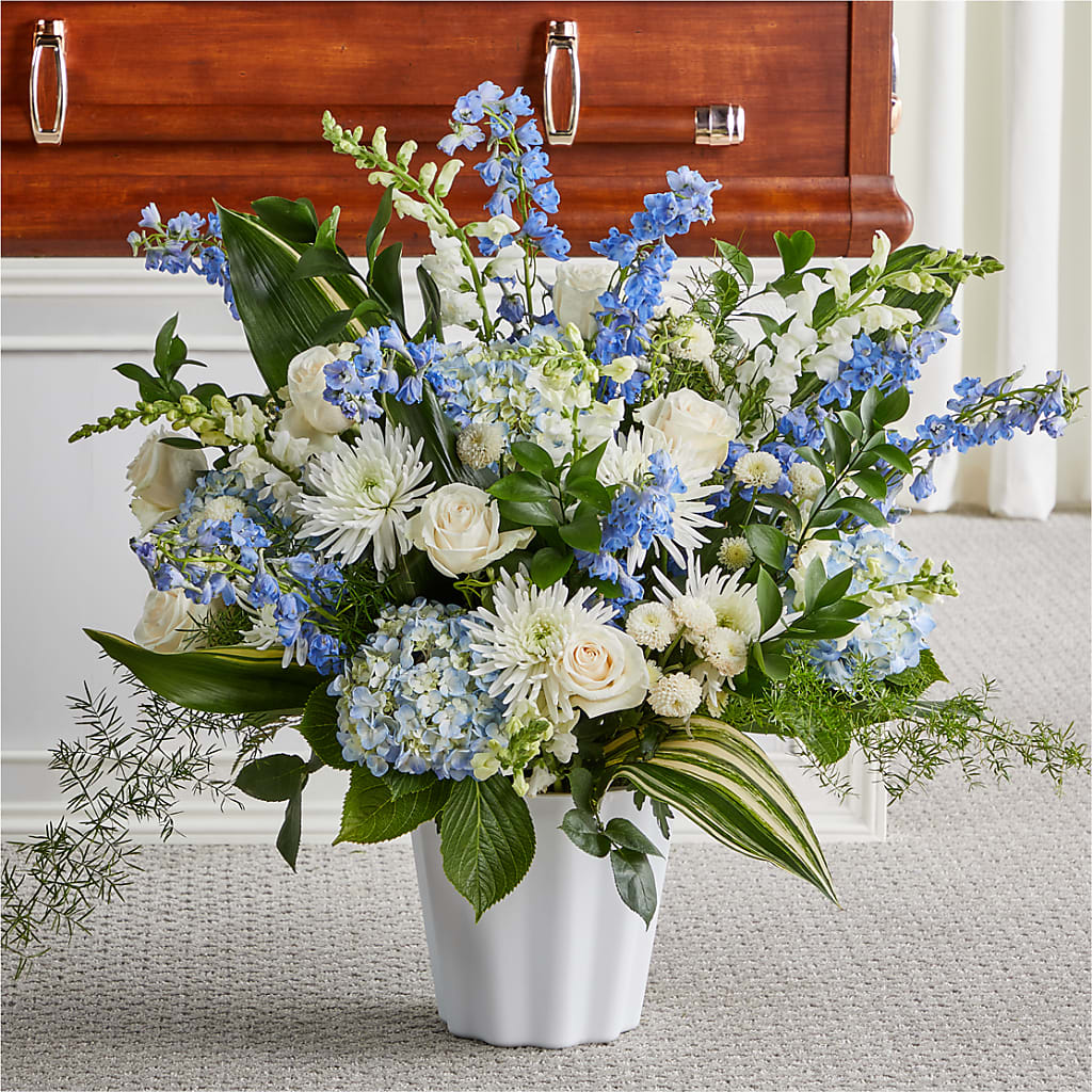 Everlasting Memories Floor Basket – Jy Floristeria, Trenton NJ