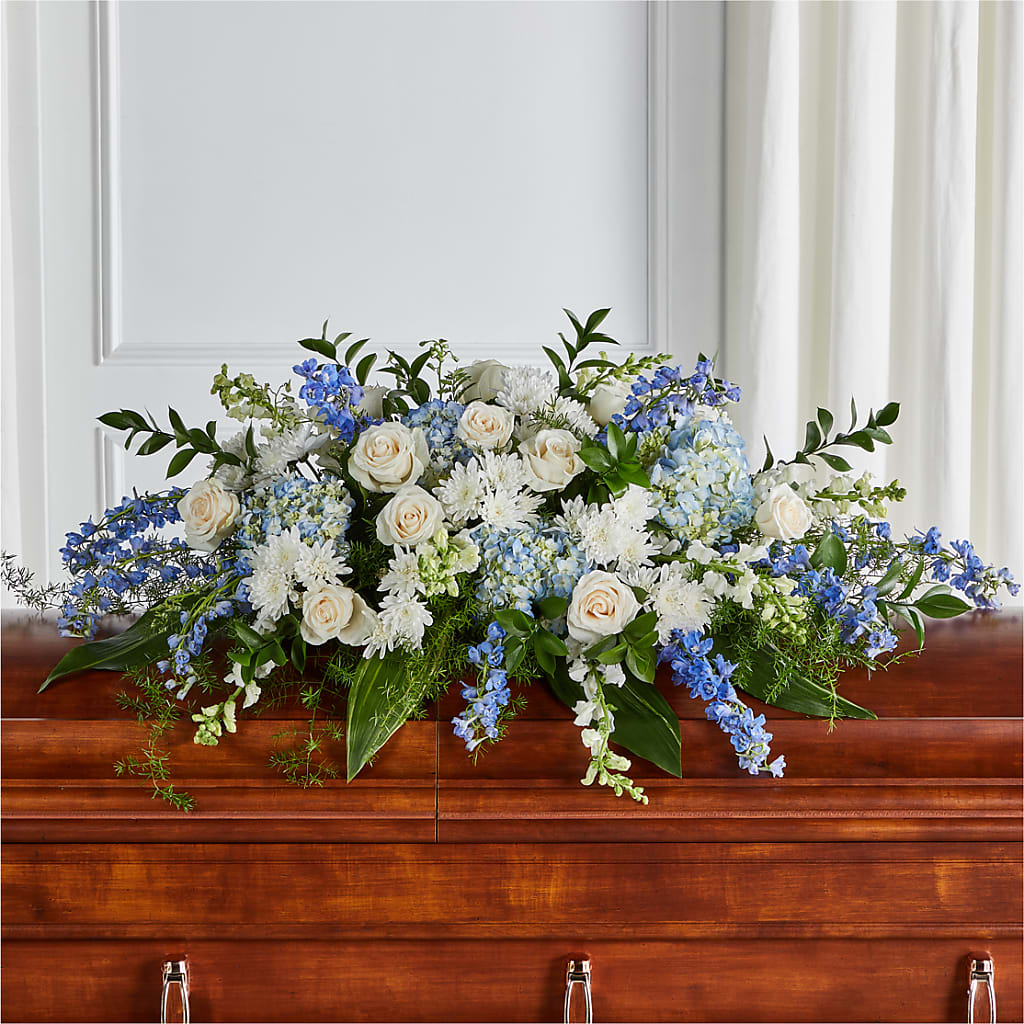 Timeless Essence Casket Spray – Jy Floristeria, Trenton NJ