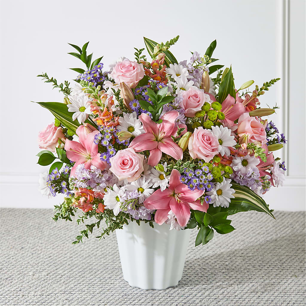 Abundant Compassion Floor Basket – Jy Floristeria, Trenton NJ