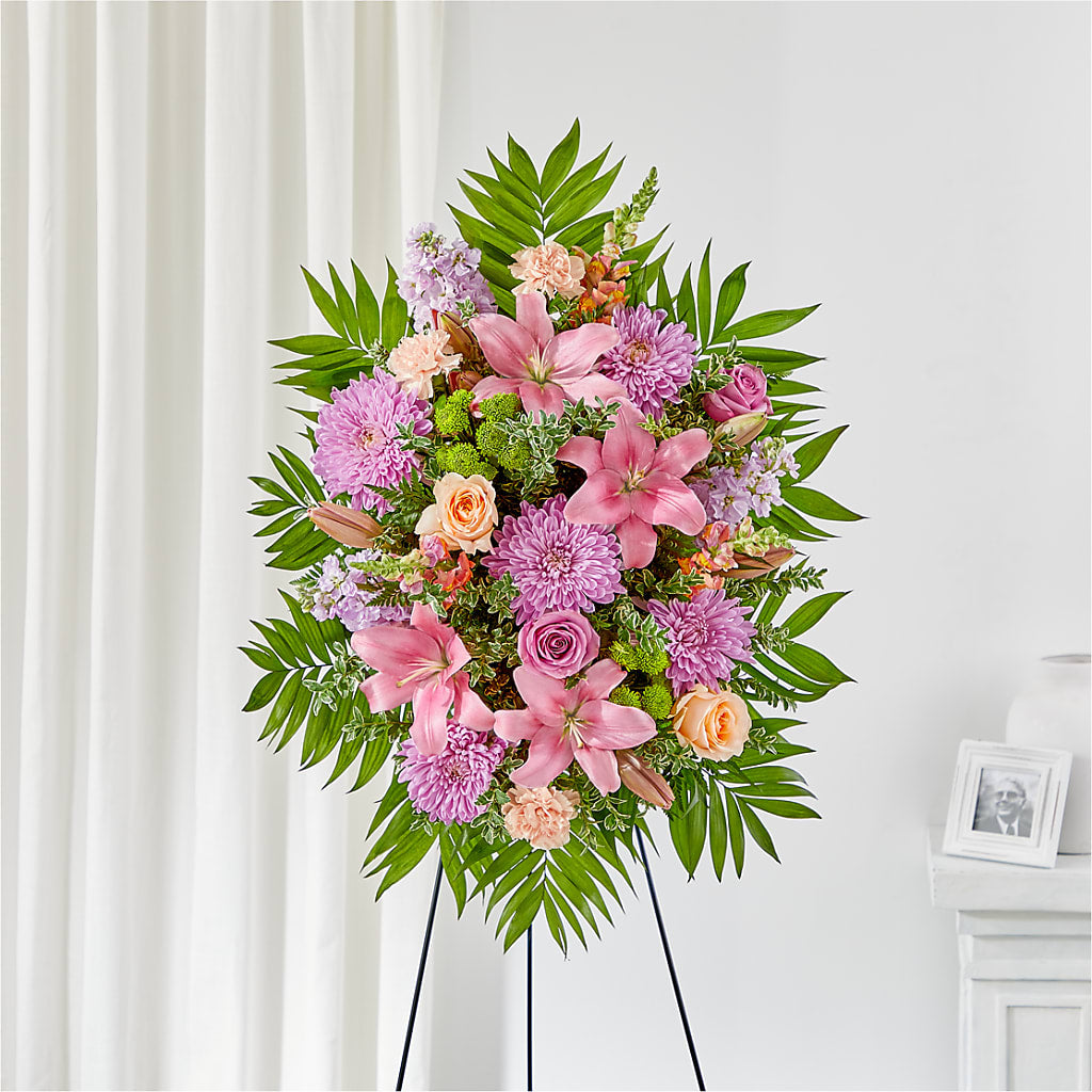 Love & Light Standing Spray – Jy Floristeria, Trenton NJ