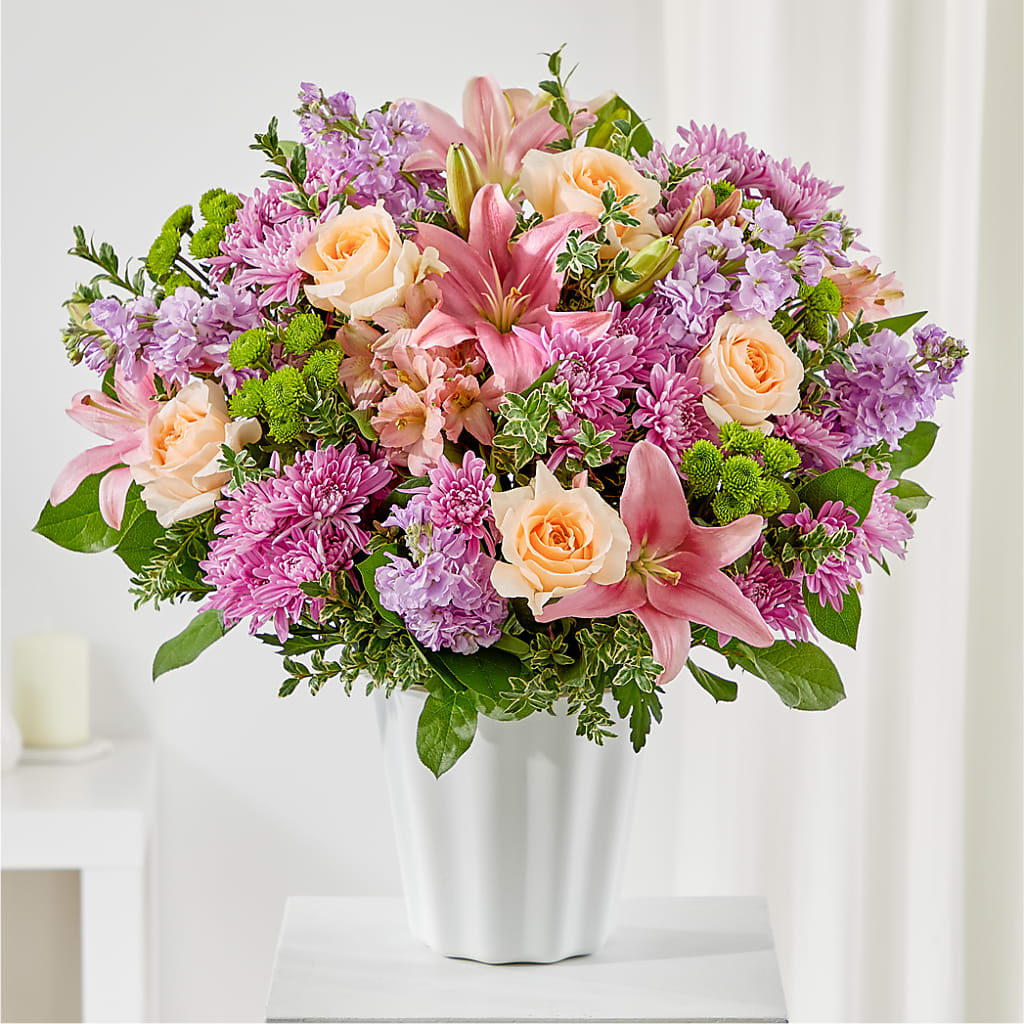 Supportive Embrace Tabletop Basket – Jy Floristeria, Trenton NJ
