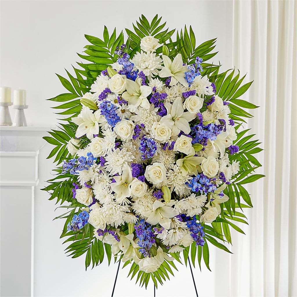 At Rest Standing Spray – Jy Floristeria, Trenton NJ
