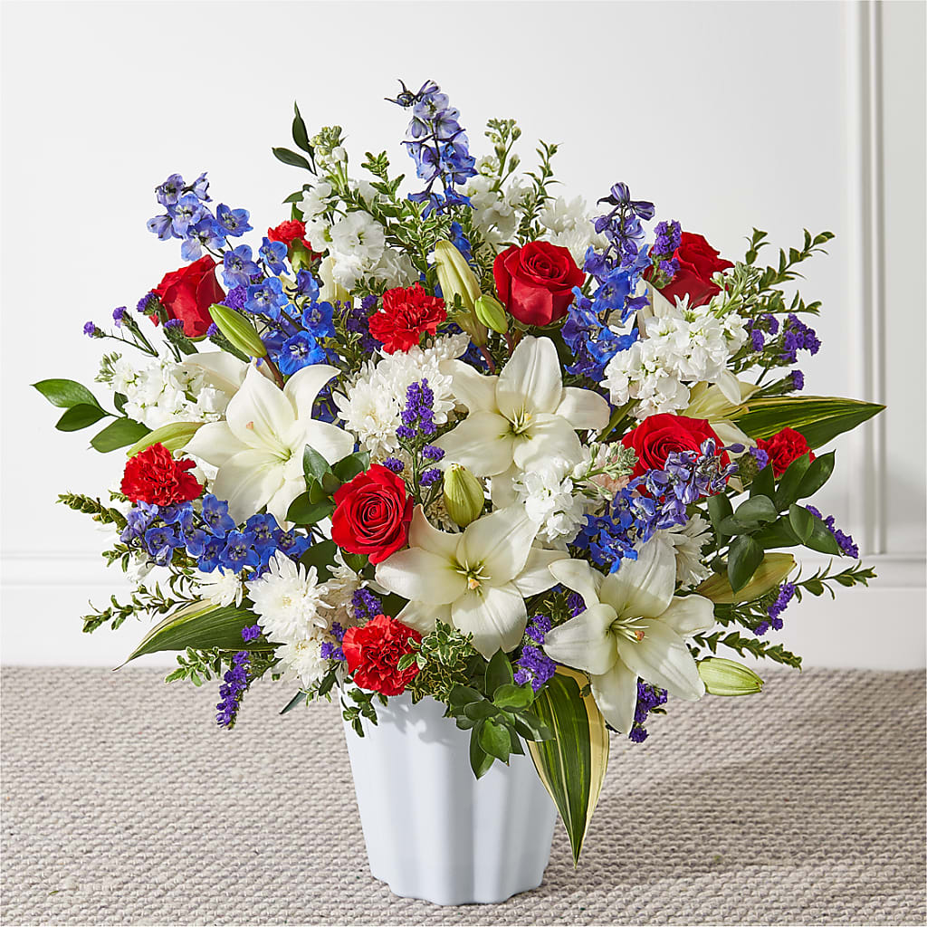 Consoled Floor Basket – Jy Floristeria, Trenton NJ