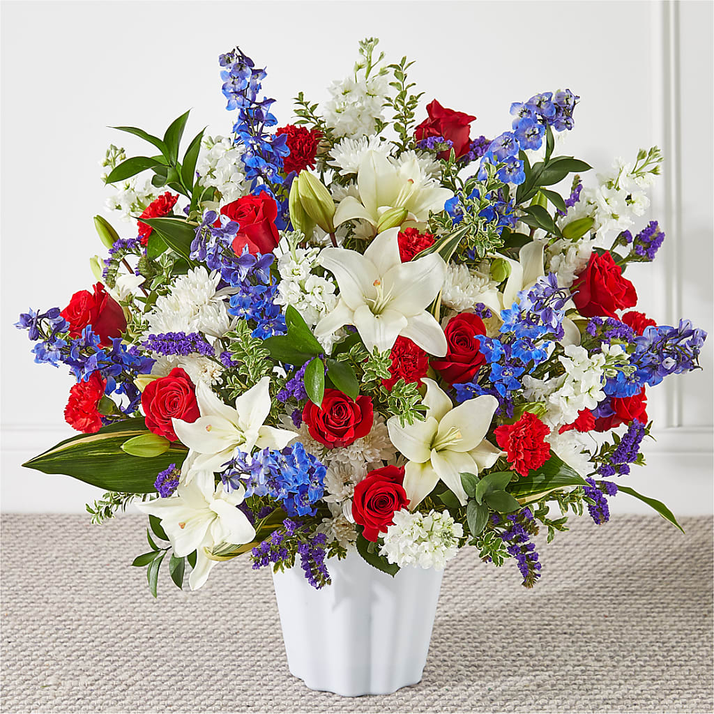 Consoled Floor Basket – Jy Floristeria, Trenton NJ