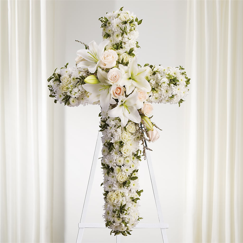 Spiritual Guidance Standing Spray – Jy Floristeria, Trenton NJ
