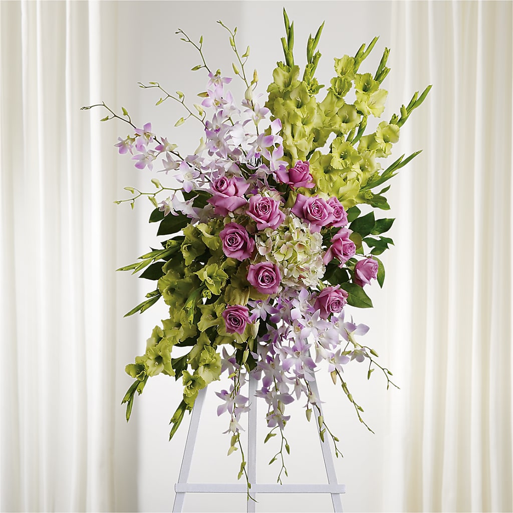 Lasting Legacy Standing Spray – Jy Floristeria, Trenton NJ