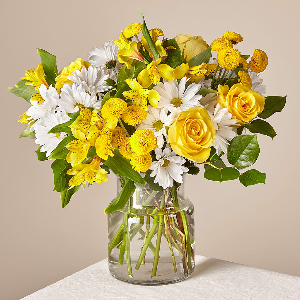 Sunny Sentiments Bouquet – Jy Floristeria, Trenton NJ