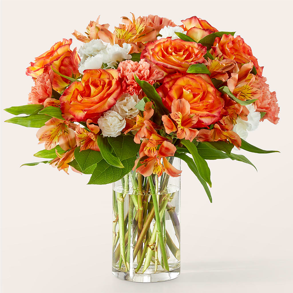 Apricot Glow Bouquet – Jy Floristeria, Trenton NJ