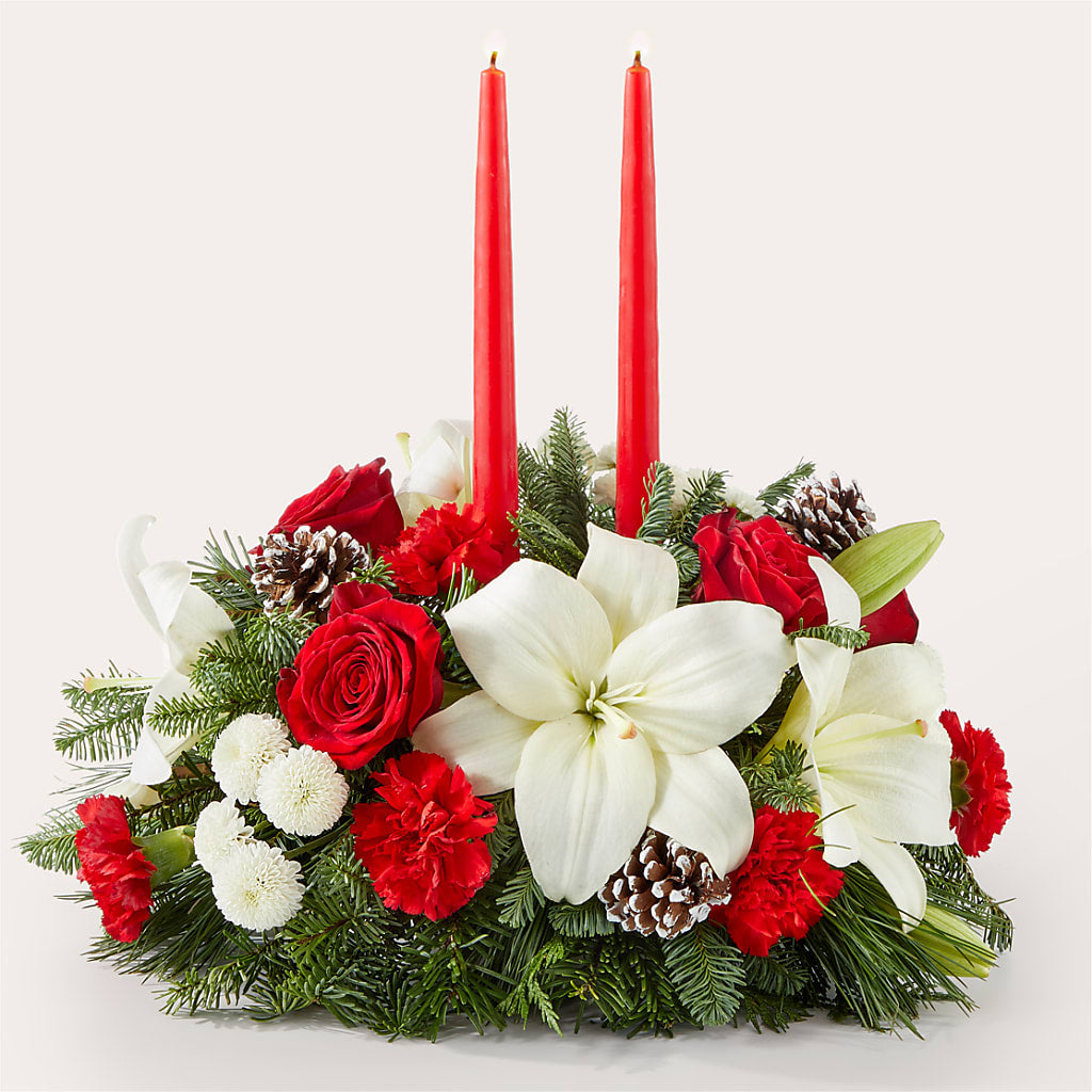 Seasonal Festivities Centerpiece – Jy Floristeria, Trenton NJ