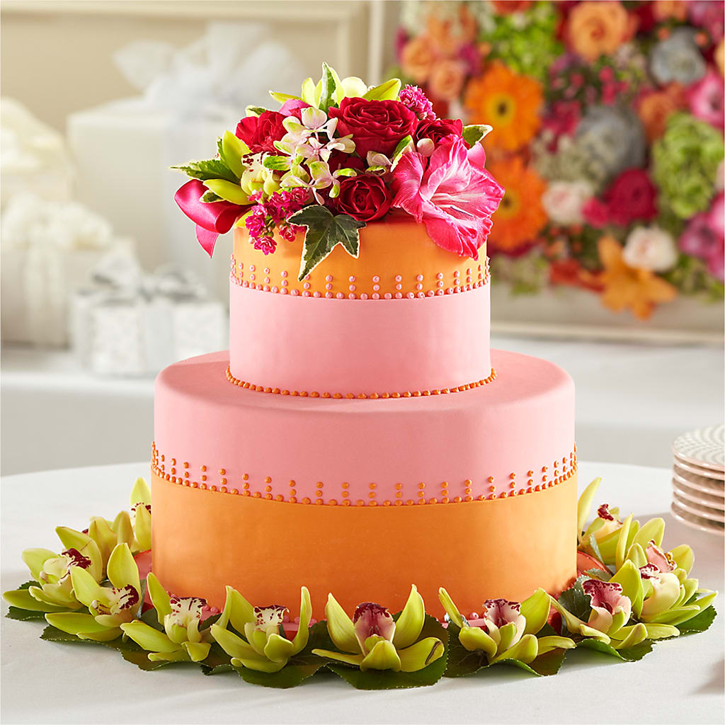 Sweet Citrus Cake Decor – Jy Floristeria, Trenton NJ