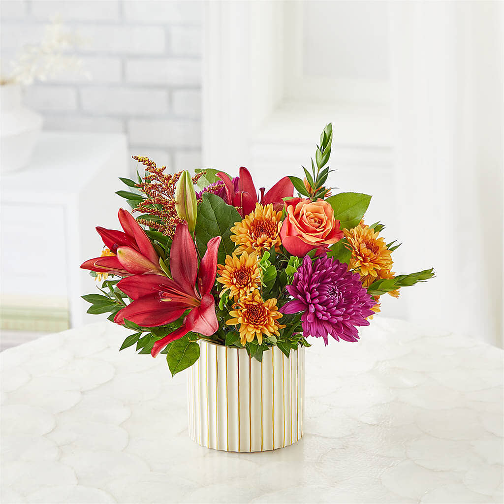 Burgundy Landscape Bouquet –  Jy Floristeria, Trenton NJ