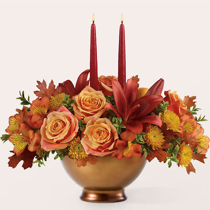 Harvest Table Centerpiece –  Jy Floristeria, Trenton NJ