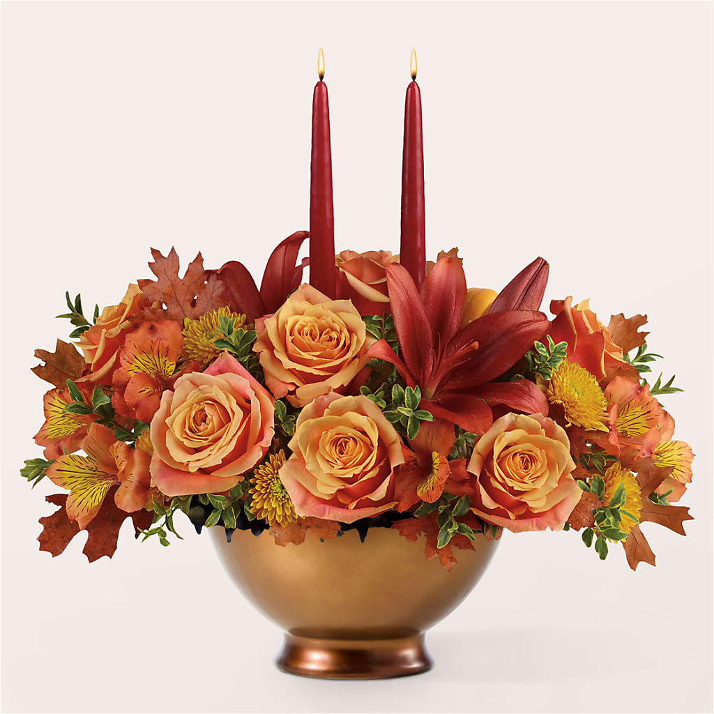 Harvest Table Centerpiece –  Jy Floristeria, Trenton NJ