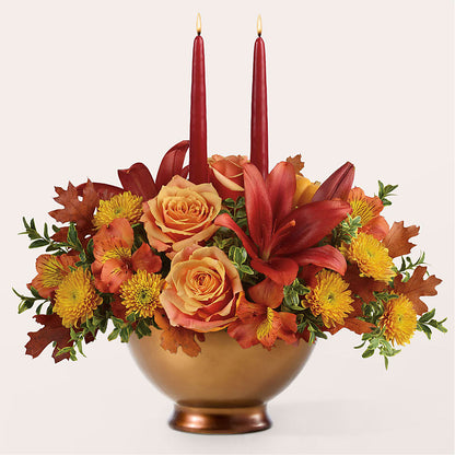 Harvest Table Centerpiece –  Jy Floristeria, Trenton NJ