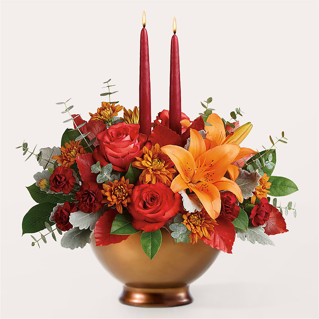 Fruits of Fall Centerpiece –  Jy Floristeria, Trenton NJ