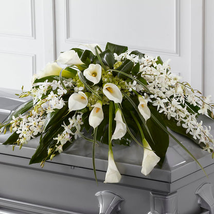 Angel Wings Casket Spray –  Jy Floristeria, Trenton NJ