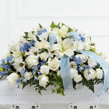 Tender Treasure Casket Spray –  Jy Floristeria, Trenton NJ