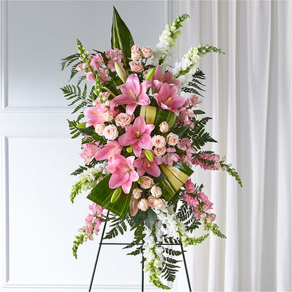 Elegant Embrace Standing Spray –  Jy Floristeria, Trenton NJ