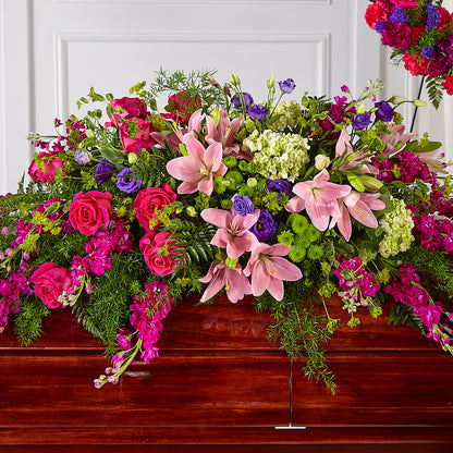 Radiant Tribute Casket Spray –  Jy Floristeria, Trenton NJ