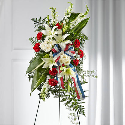 Stars of Life Standing Spray –  Jy Floristeria, Trenton NJ