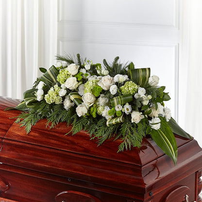 Hopeful Gesture Casket Spray –  Jy Floristeria, Trenton NJ