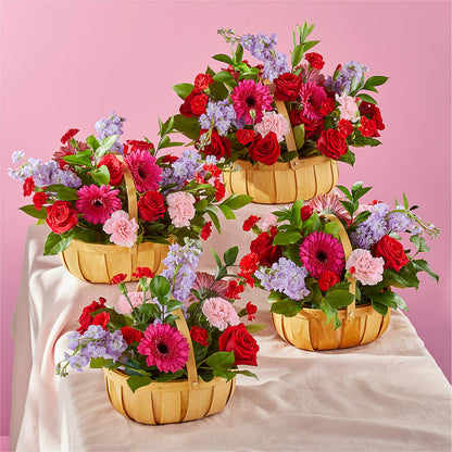 Pink Picnic Basket –  Jy Floristeria, Trenton NJ