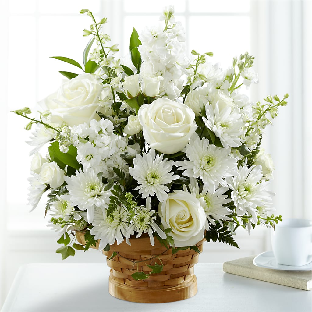 Heartfelt Condolences Arrangement –  Jy Floristeria, Trenton NJ